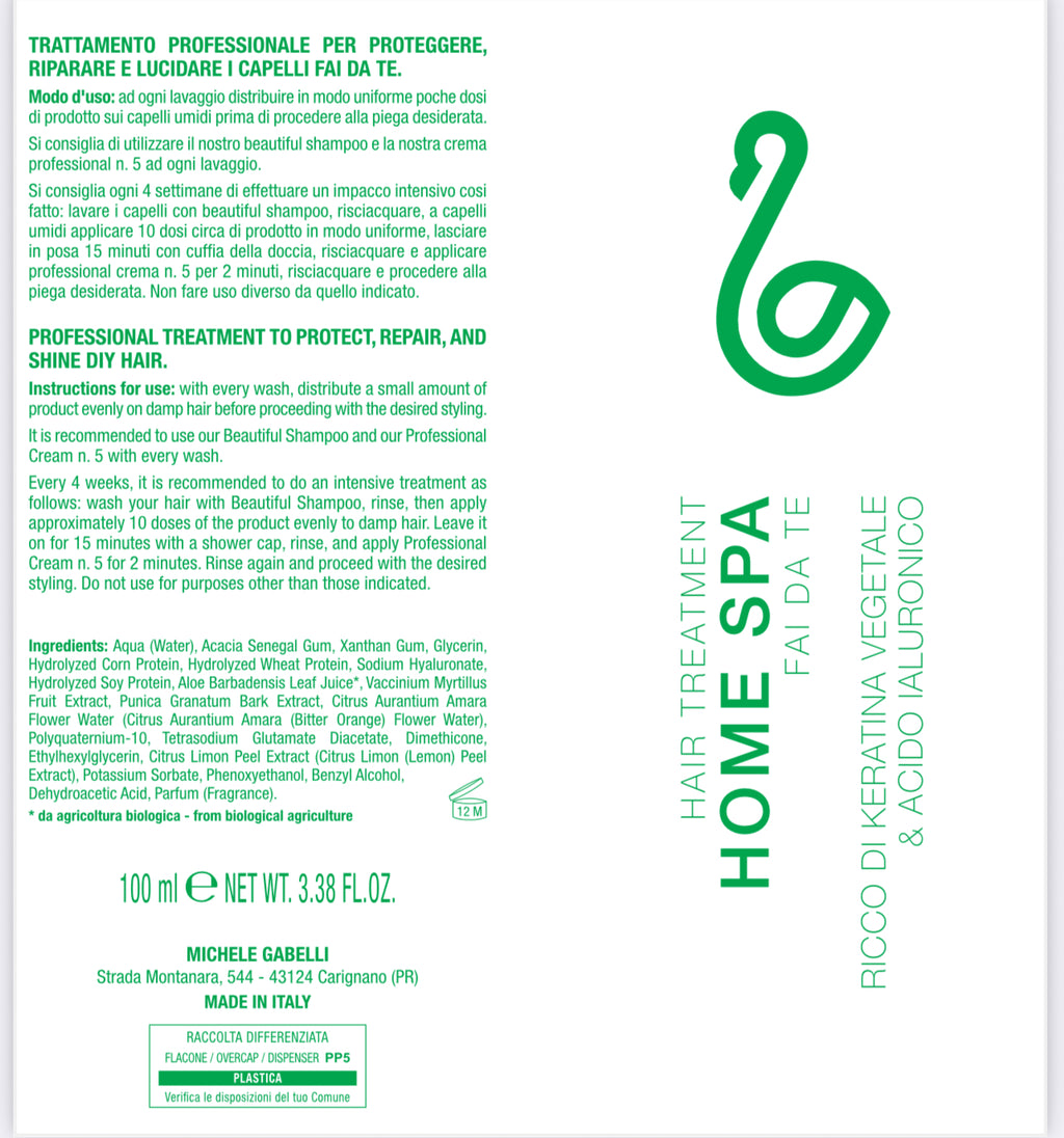 HAIR TREATMENT HOME SPA fai da te
