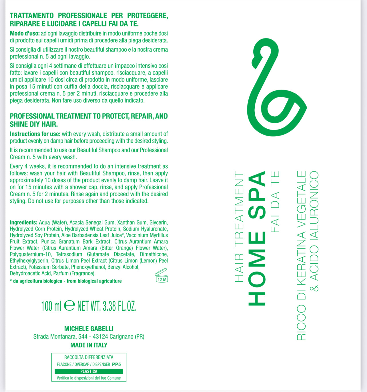 HAIR TREATMENT HOME SPA fai da te