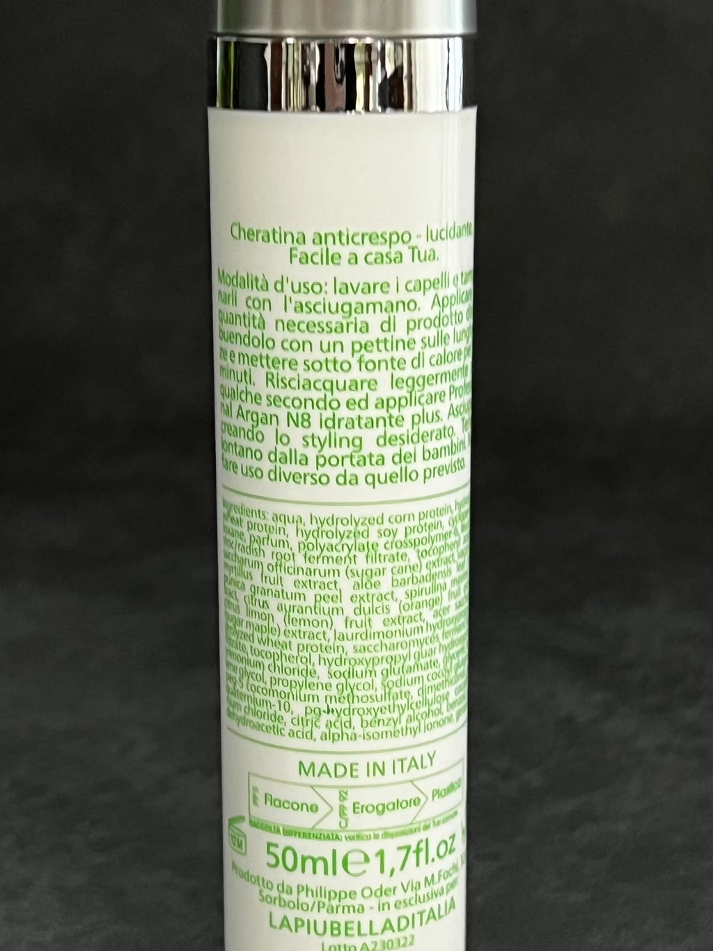 Cheratina lisciante vegetale Box trattamento - Cheratina fai da te N 1