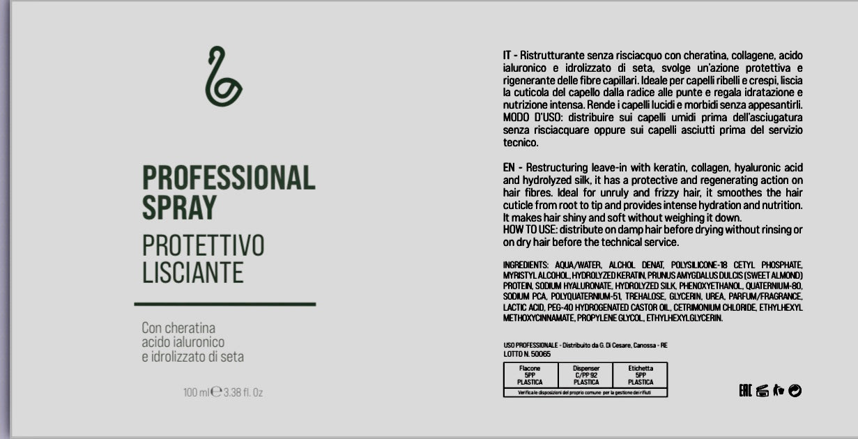 Spray per capelli anticrespo